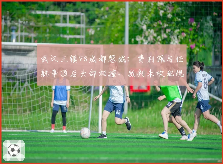 武汉三镇vs成都蓉城：费利佩与任航争顶后头部相撞，裁判未吹犯规引发大规模推搡